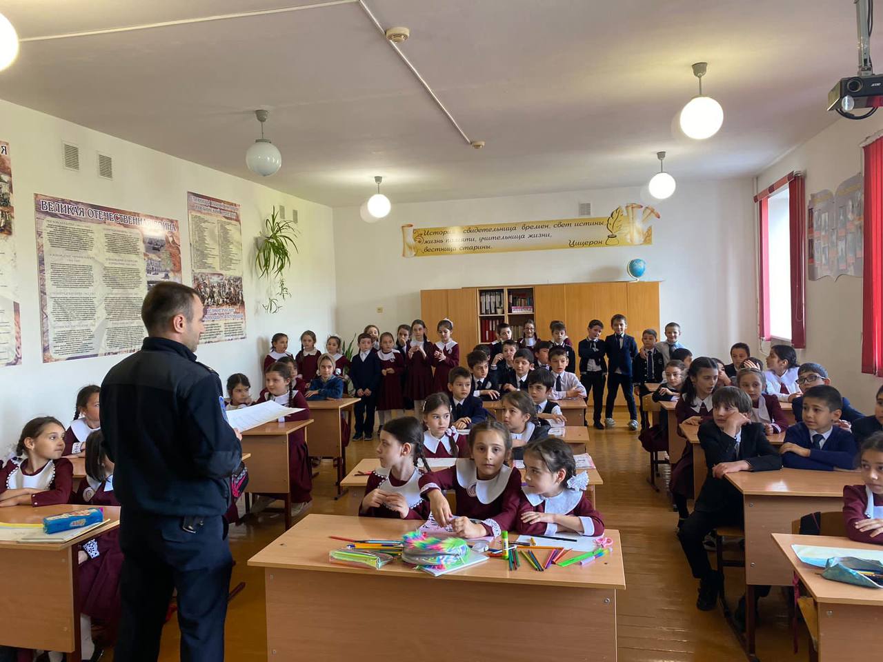Профилактическая беседа о правилах дорожного движения..